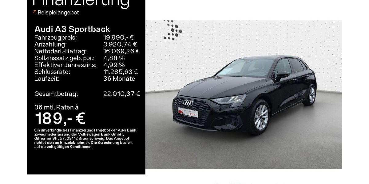 Audi A3 38.784 km 19.590 &euro; Bad Nauheim 61231