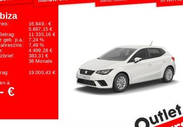 Seat Ibiza 7.365 km 16.850 &euro; Frankfurt am Main 60326