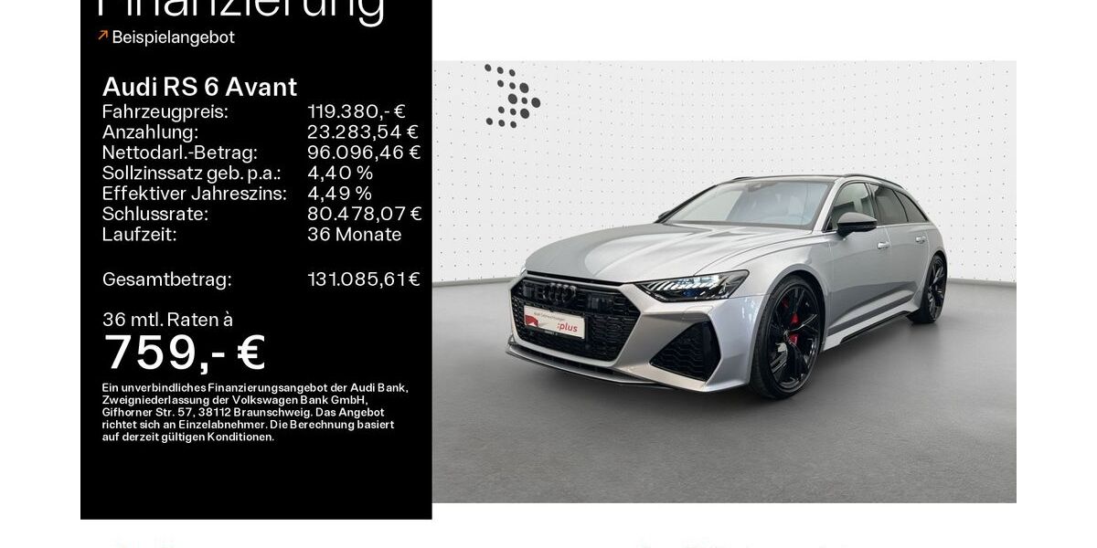 Audi RS6 18.652 km 118.480 &euro; Oberursel 61440
