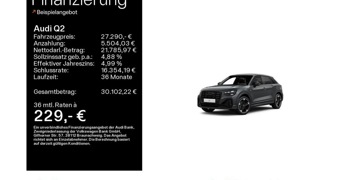 Audi Q2 38.461 km 27.290 &euro; Oberursel 61440