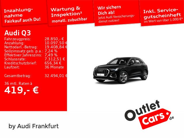 Audi Q3 102.057 km 28.450 &euro; Frankfurt am Main 60314