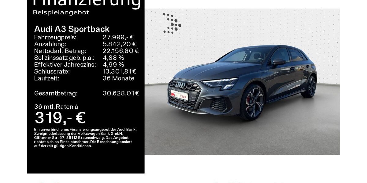 Audi A3 58.700 km 27.549 &euro; Hanau 63452