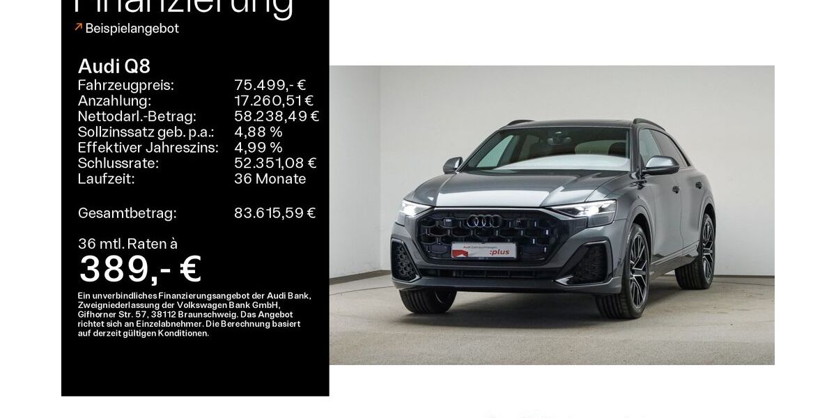Audi Q8 24.800 km 73.999 &euro; Mühlheim 63165