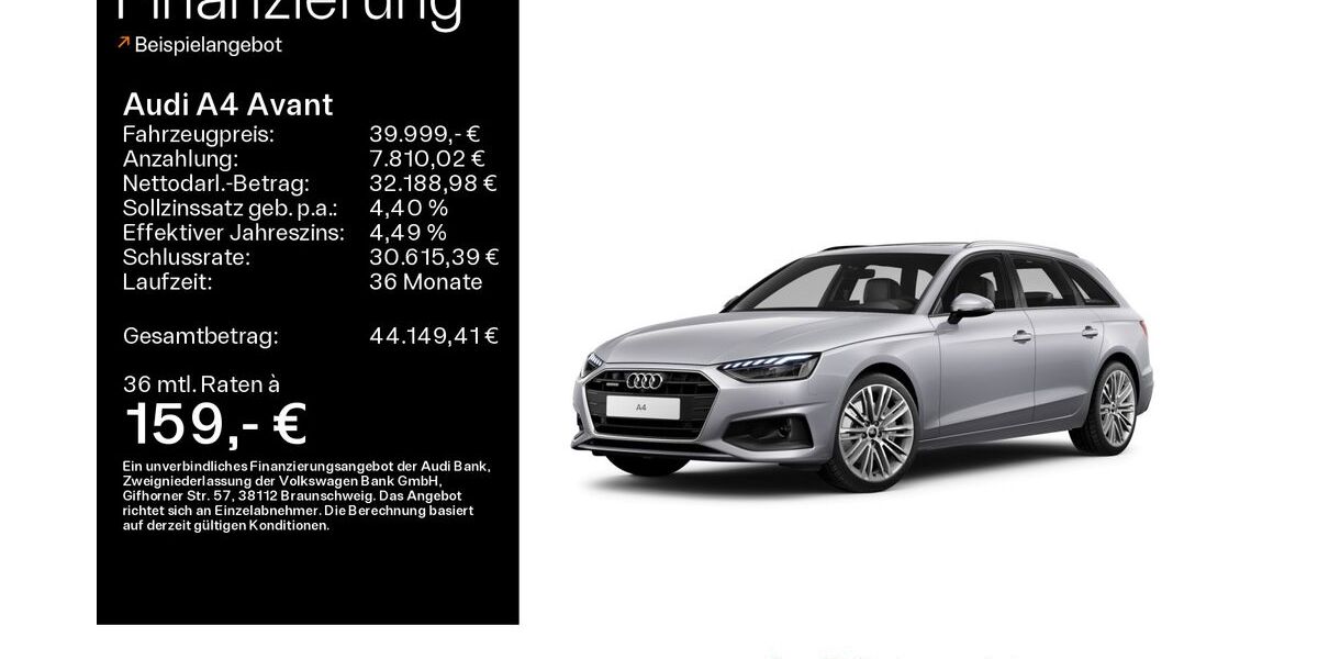 Audi A4 20.700 km 39.999 &euro; Mühlheim 63165