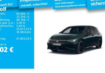 VW Golf 4.500 km 60.980 &euro; Hanau 63452
