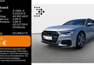 Audi A6 20.300 km 51.999 &euro; Hanau 63452