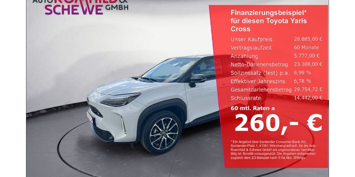 Toyota Yaris Cross 11.504 km 28.885 &euro; Dieburg 64807