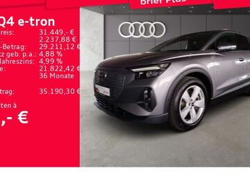 Audi Q4 e-tron 46.225 km 30.750 &euro; Frankfurt am Main 60314