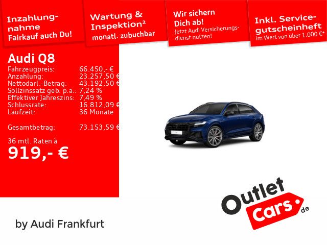 Audi Q8 107.602 km 66.450 &euro; Frankfurt am Main 60314