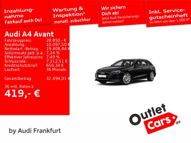Audi A4 49.910 km 27.850 &euro; Frankfurt am Main 60314