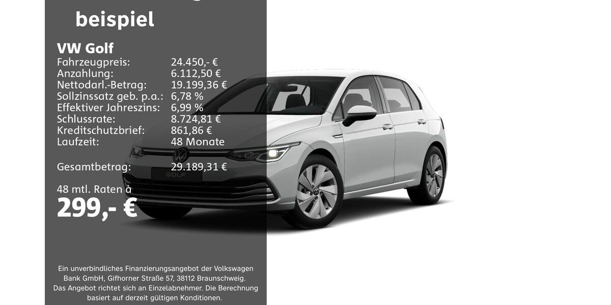 VW Golf 29.184 km 24.450 &euro; Groß-Umstadt 64823