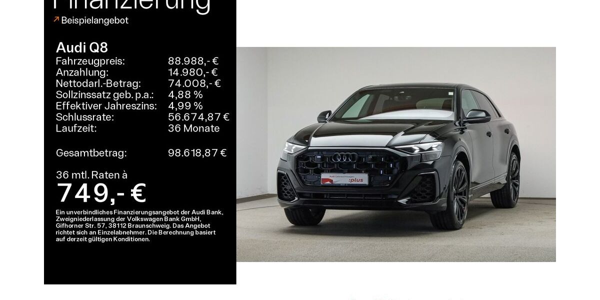 Audi Q8 12.400 km 88.988 &euro; Mühlheim 63165