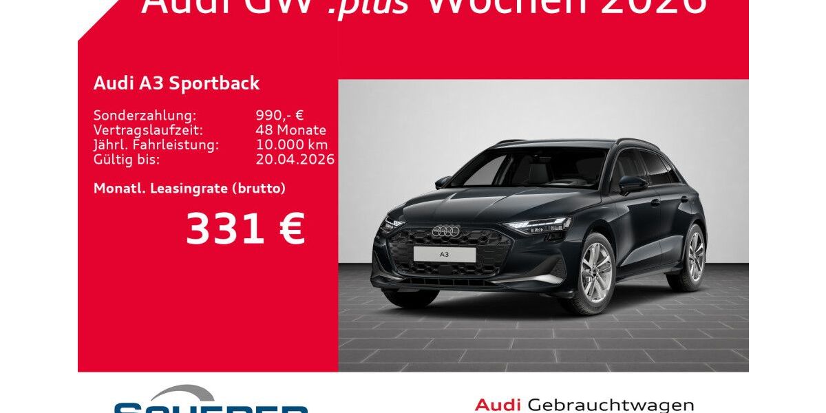 Audi A3 7.013 km 34.830 &euro; Aschaffenburg 63741