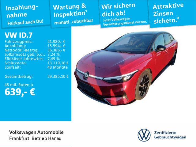 VW ID.7 11.493 km 51.980 &euro; Hanau 63452