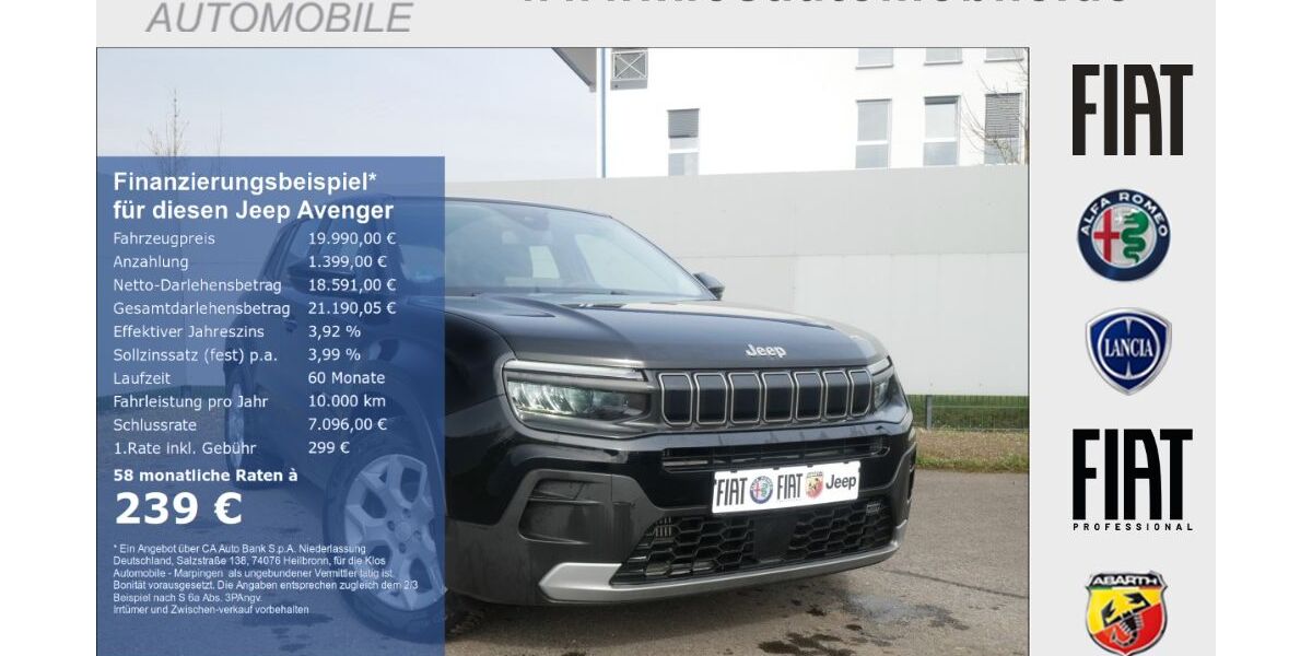 Jeep Avenger 12.404 km 19.990 &euro; Dreieich 63303