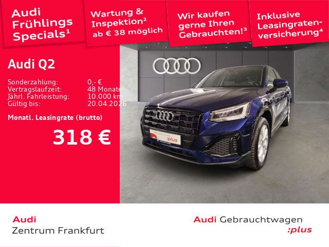 Audi Q2 17.786 km 33.450 &euro; Frankfurt am Main 60314
