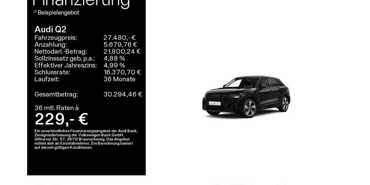 Audi Q2 20.244 km 27.480 &euro; Oberursel 61440