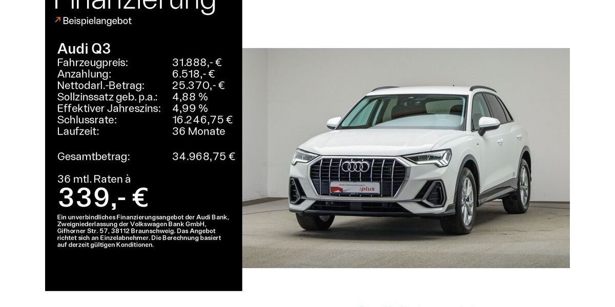 Audi Q3 55.000 km 31.888 &euro; Mühlheim 63165