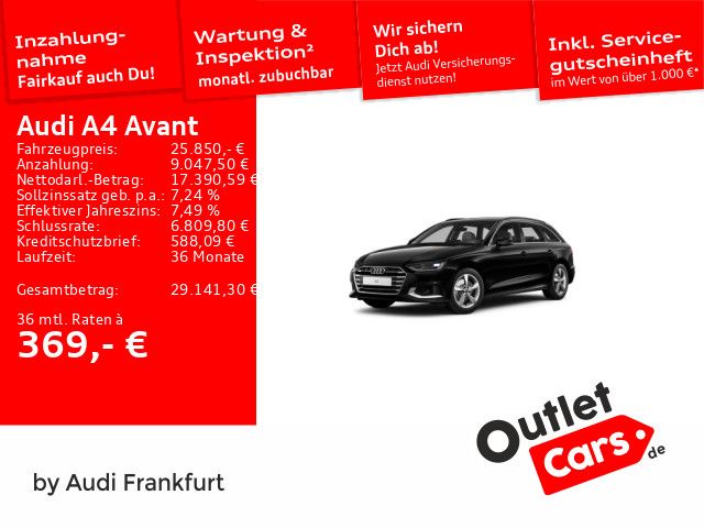 Audi A4 45.539 km 25.350 &euro; Frankfurt am Main 60314