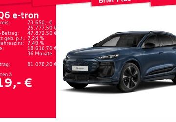 Audi Q6 e-tron 19.470 km 72.450 &euro; Frankfurt am Main 60314