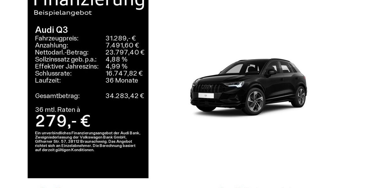 Audi Q3 91.850 km 31.289 &euro; Hanau 63452