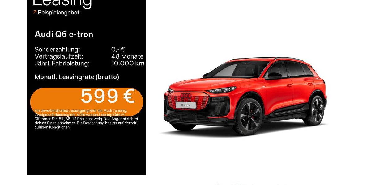 Audi Q6 e-tron 17.200 km 64.639 &euro; Linsengericht 63589