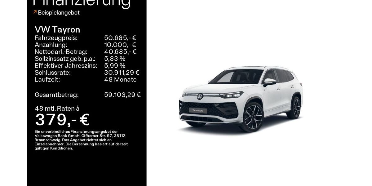 VW Tayron 19.900 km 49.985 &euro; Mühlheim 63165