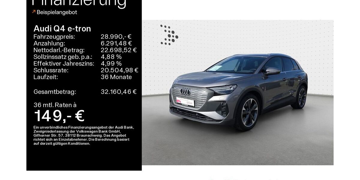 Audi Q4 e-tron 80.111 km 28.990 &euro; Bad Nauheim 61231
